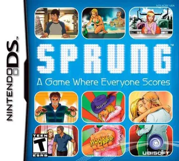 Sprung - A Game Where Everyone Scores (USA) box cover front